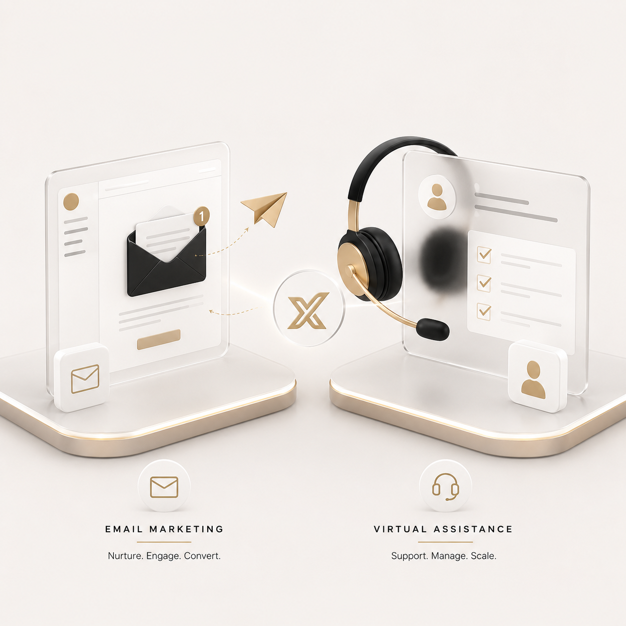 Vynixo email marketing and virtual assistance support systems